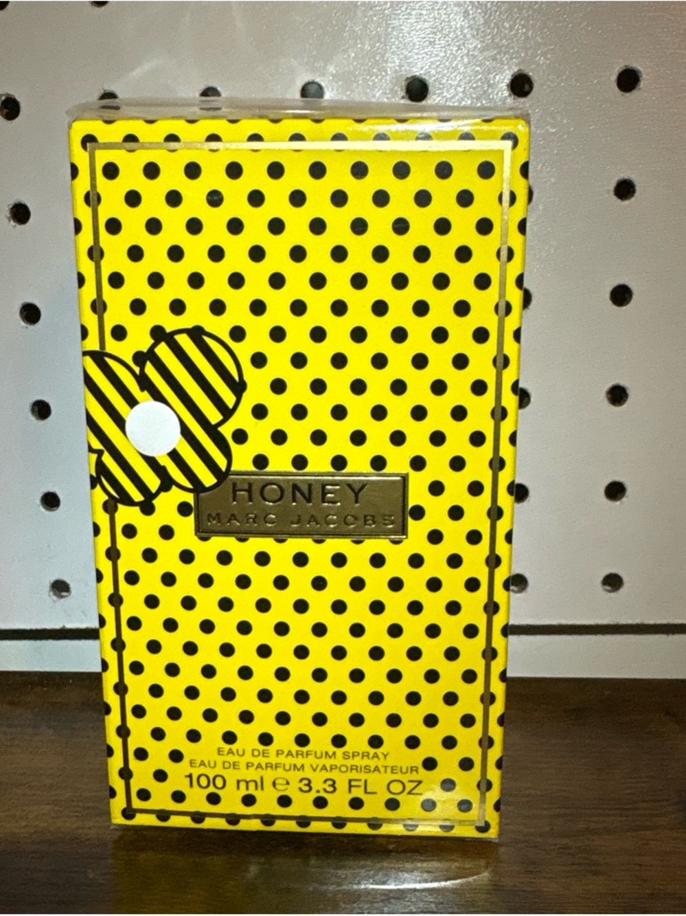 Marc Jacobs Honey Polka Dot Yellow & Black Box